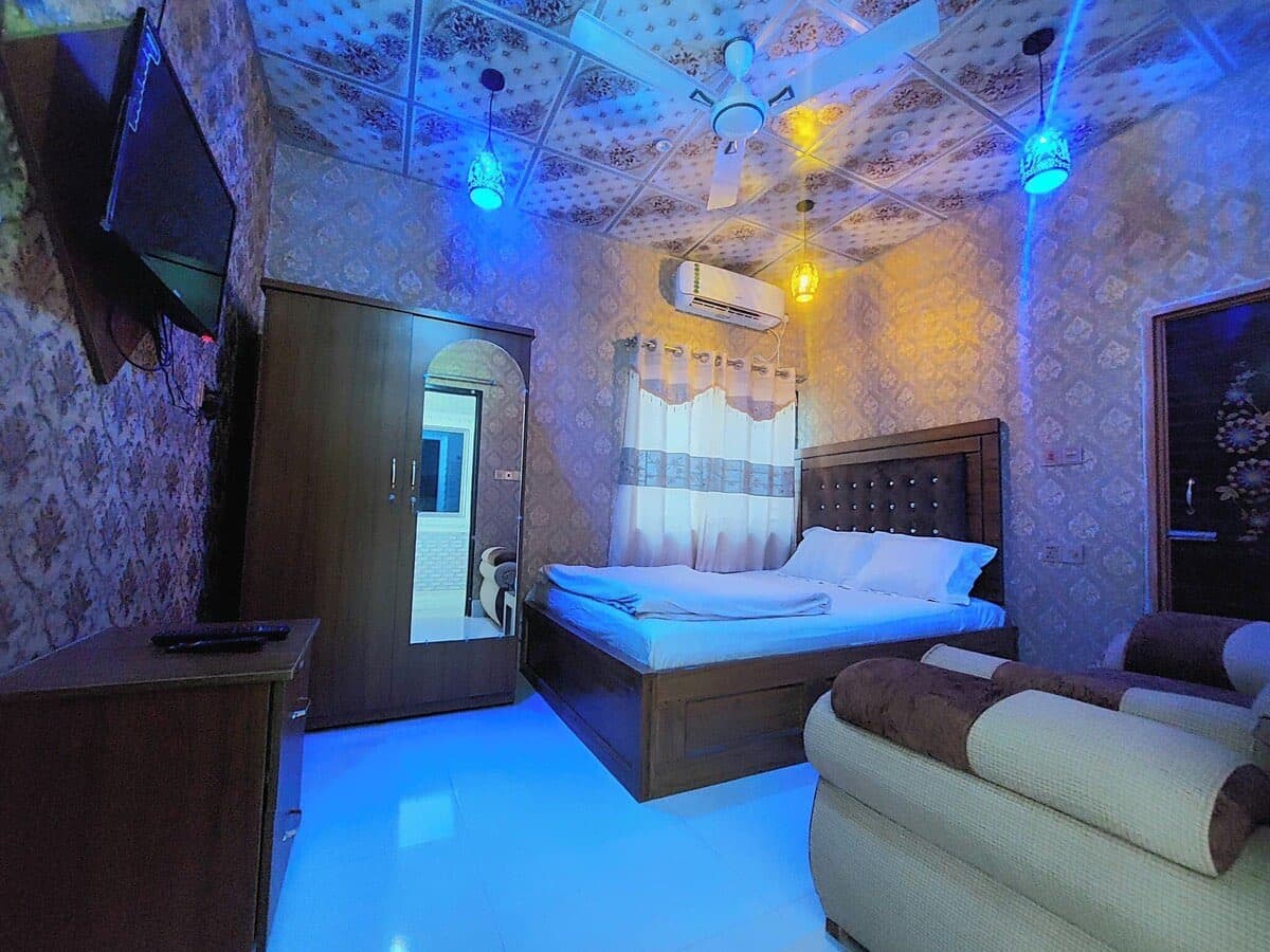 A double room with balcony and garden view at Wonder Hill Eco Resort
